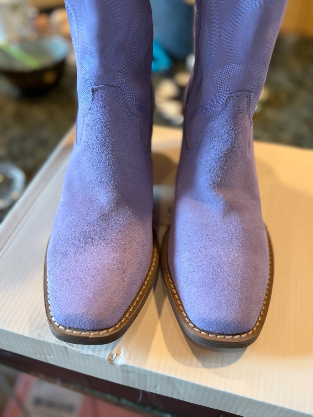 Dingo Women's Lavender Western Boots - Picture 8 of 9